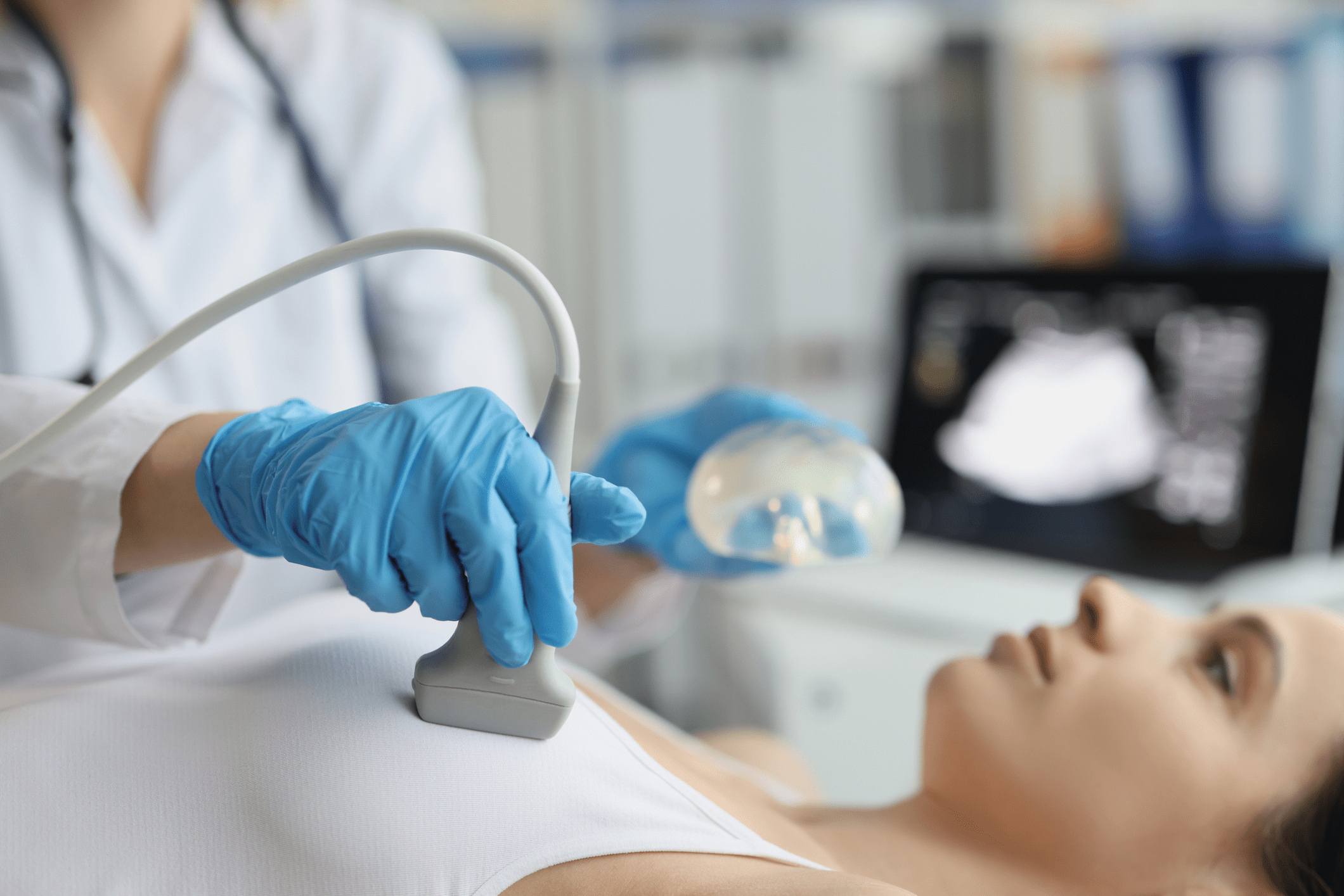Breast ultrasound at the Harley Street clinic, one Circle line ride from Kensington